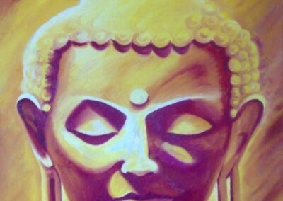 Red Buddha by Gayle Carey